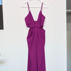 Zara Fusia Cutout Straight Leg Jumpsuit
